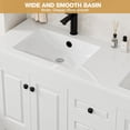 thumbnail image 4 of GAZHOME Bathroom Vanity with Double Sink , Modern Thickened Bathroom Storage Cabinet, 60 inch, 4 of 7
