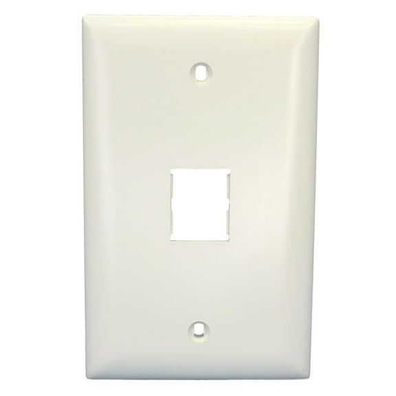 Pass ; Seymour TPD1-W P;S 1P WALL PLATE 1G WHITE