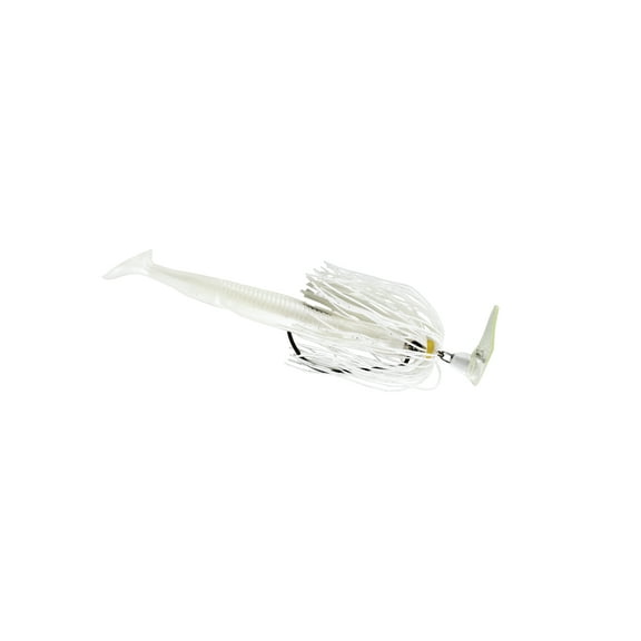 Luck E Strike Vibra Swing Fishing Lure, 1/4 oz, White