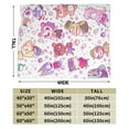 thumbnail image 3 of Animal Crossing Blanket Fuzzy Plush Bed Blanket Cozy Fluffy Air Condition Quilt For Adults Kids, 3 of 6