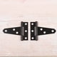 thumbnail image 1 of OFFIGAM 4Ud Bisagras Muebles T Shape Negras Resistentes Con 6 Tornillos Para Fijación Estable, 1 of 7