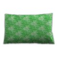 thumbnail image 1 of Ahgly Company Patterned Indoor Rectangular Neon Green Lumbar Throw Pillow, 13 inch by 19 inch, 1 of 5