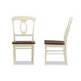 thumbnail image 3 of Bowery Hill Farmhouse Hardwood Cottage Dining Chair in Cream White (Set of 2), 3 of 6