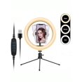 thumbnail image 1 of 10inch Selfie Ring Light Photography Led Rim Of Lamp with Mobile Holder Mounting Tripod Stand Ringlight For Live Video Stream, 1 of 5