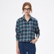 thumbnail image 1 of Camisa informal a cuadros para mujer, blusa holgada de manga larga, ropa de Boutique, novedad de otoño, 2023, 1 of 4