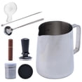 thumbnail image 2 of 51mm Coffee Espresso Tamper Set, 23PCS Espresso Accessories with Tamper, WDT Tool, Stirrer, Frothing Pitcher, Latte Art Pen, Coffee Stencils, Milk Pitcher | Latte Art Kit for Espresso Machine, 2 of 10