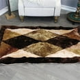 thumbnail image 2 of Natural Geo Sheepskin Area Rug Brown/Beige - 3 x 5', 2 of 4