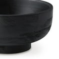 thumbnail image 3 of Benjara Nya 12 Inch Tabletop Decorative Bowl, Pedestal Round Base, Black Wood, 3 of 5