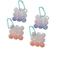 thumbnail image 1 of Injueey Llavero portátil con purpurina degradada, 4 Uds., soporte acrílico transparente en forma de corazón, accesorio para teléfono móvil, regalo Decoración del hogar 5x4.1x1 cm 4 Injueey HA078194-04B, 1 of 6