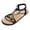Black, variant on Platform Sandals for Women 2025 Fashion Beach Shoes Braided Lightweight Slingback Flats