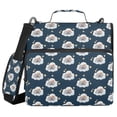 thumbnail image 2 of Zipper Binder Sloth Sleeping 1.5 Inch Binder Folder Bag with Shoulder Strap and Handle, 2 of 8