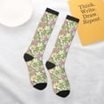 thumbnail image 5 of Knee High Socks for Men and Women, Flowers And Buds Althletic Compression Socks, Support Long Tube Socks for Outdoor Sport, Calf Socks, High Stockings for Women Men, 5 of 7