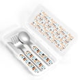 thumbnail image 4 of Kdxio Industrial Transportations Toddler Utensils Set - Kids Silverware Set, Set Kids Utensils Set with Case for Preschooler Children, 4 of 8