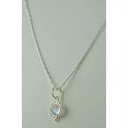 thumbnail image 4 of Navya Craft Rainbow Moonstone Round 925 Sterling Silver Handmade Women Pendant Chain Necklace, 4 of 4