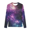 thumbnail image 2 of MKOSPLRT Girls Sparkly Sparkly Tops Long Sleeve Casual T Shirts Round Neck Glitter Shirts Loose Fit Blouses Cute Spring Tees 3-14 Years, 2 of 8