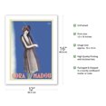 thumbnail image 2 of Cora Madou - Cabaret Chanteuse Singer - Vintage French Music Poster by Paul Colin c.1929 - Bamboo Fine Art 290gsm Paper (Unframed) 12x16in, 2 of 4