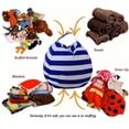thumbnail image 3 of Multi-Functional Kids' Storage Sofa - Soft Cotton Toy & Quilt Organizer, Large Zippered Bag, 3 of 5