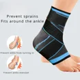 thumbnail image 4 of Support de Cheville Réglable, Attelle de Compression pour Course, Basketball, Soccer, Sports Extérieurs, Gym, Bandage de Cheville, 4 of 5