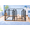 With Divider, variant on JaxSteam 48" Dog Cage & Pet Playpen with Top, Indoor Dog Crate & Cat Enclosure for Medium Dogs & Cats, Black