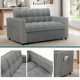 thumbnail image 2 of Bonzy Home Pull-Out Sleeper Sofa Bed with Adjustable Backrest – Modern Convertible 3-in-1 Couch for Living Room & Bedroom, Easy Assembly, 2 of 7