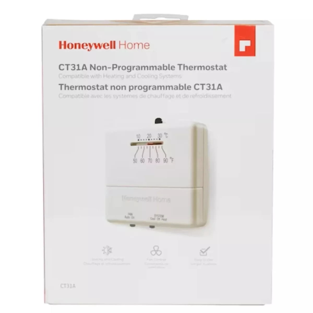 Honeywell CT33A1009 Millivolt Heat Only Non Programmable