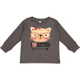 thumbnail image 3 of Inktastic Cat Lover I Love Kitties Girls Long Sleeve Toddler T-Shirt, 3 of 5