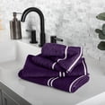 thumbnail image 2 of Rio 100% Cotton Towel Set - Eggplant, Medium, 8 Piece, 2 of 7
