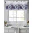 thumbnail image 4 of Retro Foggy Forest Curtain Valances for Windows, Farmhouse Mountains Trees Landscape Kitchen Valance Window Treatment, Light Filtering Block Curtains for Bathroom/Bedroom/Living Room 42'' x 18'', 4 of 9