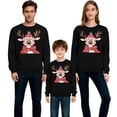 thumbnail image 4 of RXMEKW Chandail de Noël à Capuche pour Femmes Manches Longues Col Rond Haut Imprimé avec Ensemble Familial Assorti pour Hommes et Enfants, 4 of 7