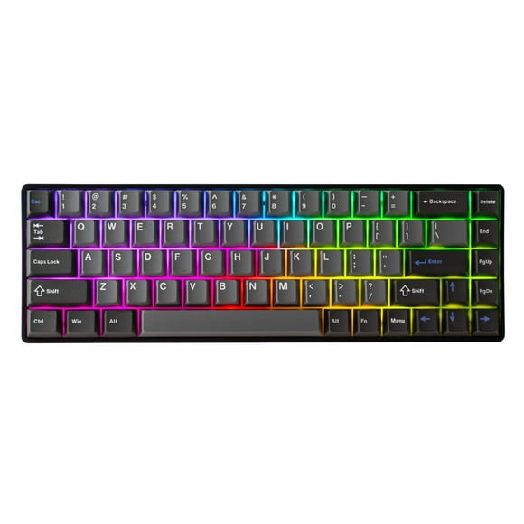 Teclado mecánico DrunkDeer G65 Rapid Trigger RGB 65% negro
