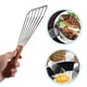 thumbnail image 2 of Stainless Steel Fish Spatula Turner, Wood Handle Fish Spatula, Slotted Turner, Kitchen Metal Spatula, 2 of 5