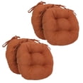 thumbnail image 1 of Coussins de Chaise Ronds en Micro Suède Solide de 16 Pouces (Ensemble de 4), 1 of 2