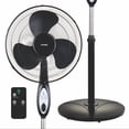 thumbnail image 3 of OPTIMUS F-1672BK 16" Oscillating Stand Fan with Remote, Black, 3 of 5