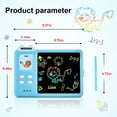 thumbnail image 6 of Rirool 4-in-1 Talking Flash Cards & LCD Writing Tablet for Kids 3-6, Educational Drawing Pad with 224 Words, Toddler Learning Toy, Blue, 6 of 7