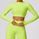 thumbnail image 1 of Nuevas camisas de Yoga de manga larga para mujer, Top corto de gimnasia para entrenamiento, Top acolchado para ejercicio, Top de Yoga, ropa de gimnasio con realce, ropa activa, 1 of 5