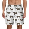 thumbnail image 2 of Goofa Dachshund Dog Puppy Printed Men's Swim Trunks Board Shorts Quick Dry Mens Swimming Trunks with Compression Liner,Breathable Fit Hawaii Beach Shorts-Medium, 2 of 9