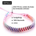 thumbnail image 2 of KAIYANG 12 pulseras de la amistad unisex de colores Selección de modelos de pulseras para parejas azul cielo COLOR 5, 2 of 5