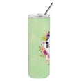 thumbnail image 2 of Carolines Treasures CK4310TBL20 Great Dane Green Flowers Stainless Steel 20 oz Skinny Tumbler 20 oz multicolor, 2 of 4