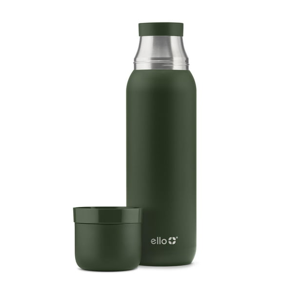 Thermos Ello Therma 946ml con aislamiento de acero inoxidable, color verde