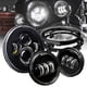 thumbnail image 1 of Faro delantero TRUE MODS 7 LED con luces de paso para Harley Davidson, 1 of 9