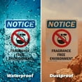 thumbnail image 6 of (2 Pack) Fragrance Free Environment OSHA Notice Sign 12 Inch X 18 Inch Indoor / Outdoor Rust-Free Aluminum Metal Signs for Workplace, Workshop, and Construction Site, Made in the USA, 6 of 8