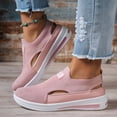 thumbnail image 3 of Orthopedic Platform Sneakers for Women Hollow out Woven Breathable Mesh Non Slip Tennis Shoes Work Arch Support Nursing Cushion Footwear Pink Size 9.5, 3 of 5