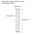 thumbnail image 3 of Unique Bargains 9mmx1mmx45mm 304 Ressort de Compression en Acier Inoxydable 31.4N Capacité de Charge 10 pcs, 3 of 5