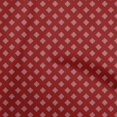 thumbnail image 1 of oneOone Viscose Chiffon Red Fabric Geometric Sewing Craft Projects Fabric Prints By Yard 42 Inch Wide, 1 of 5