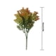 thumbnail image 2 of Hoja de planta de vainilla de 6 ramas, oficina en casa, hojas de hierba de plástico, planta decorativa para banquete de boda, naranja Advancent HA6986-02B, 2 of 6
