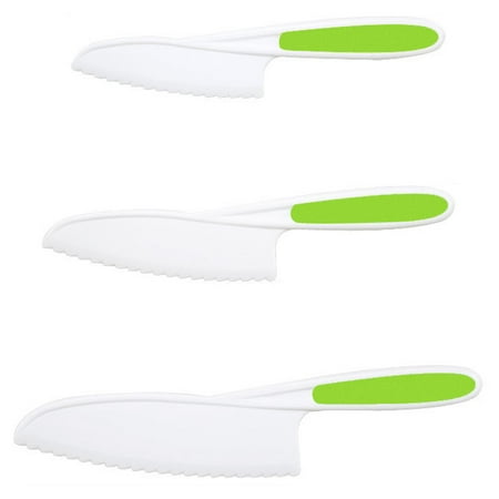 

Sarkoyar 6Pcs Dessert Cutter Anti-slip Comfortable Grip TPR Safety Sawtooth Pie Server Kitchen Accessories