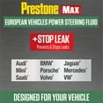 thumbnail image 4 of Prestone MAX European Vehicles Power Steering Fluid + Stop Leak - 12 fl oz-Synthetic, 100k mi Fits select: 2011-2015 JEEP GRAND CHEROKEE, 2004-2006 CHEVROLET SILVERADO, 4 of 6