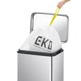 thumbnail image 2 of Set 2 Botes de basura para cocina baño oficina Acero Inoxidable 30L y 6L con tapa EKO Madison EKO EK9361MT-6L+30L, 2 of 11