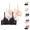 Black, variant on 3 Pack Underwire Bras for Women Cute Lace Bow Design Adjustable Straps Racerback Push Up Bralettes Everyday Bra