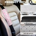 thumbnail image 5 of Uorisanigo Blue Rose Seatbelt Covers 2-Pack Universal Car Seat Belt Pads Cover Flannel Butterfly Seatbelt Cushion Soft Helps Protect You Neck and Shoulder from The Seat Belt Rubbing, 5 of 7